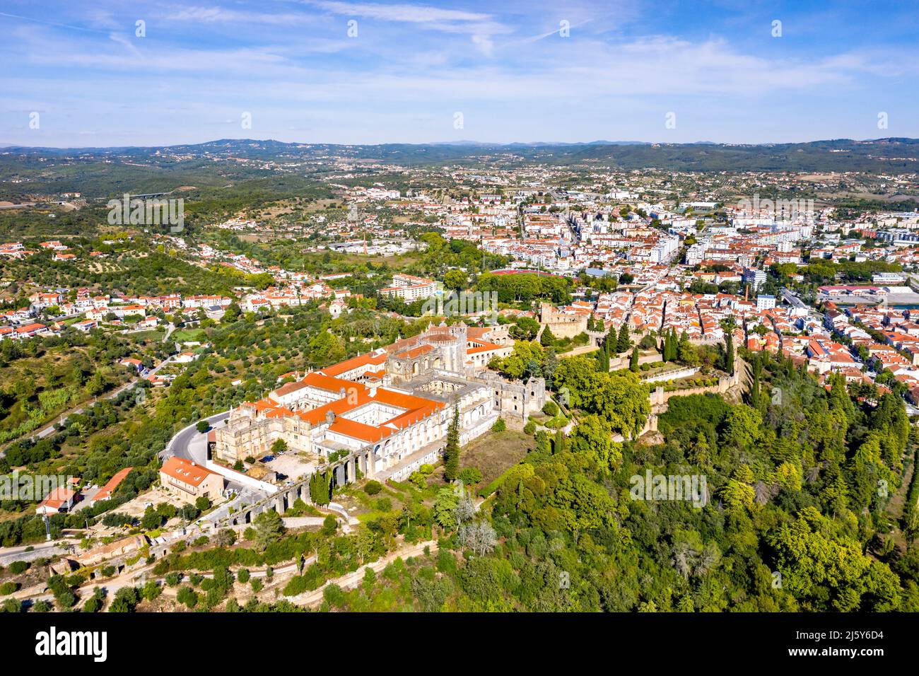 The Convent of the Order of Christ. UNESCO world heritage in Tomar ...