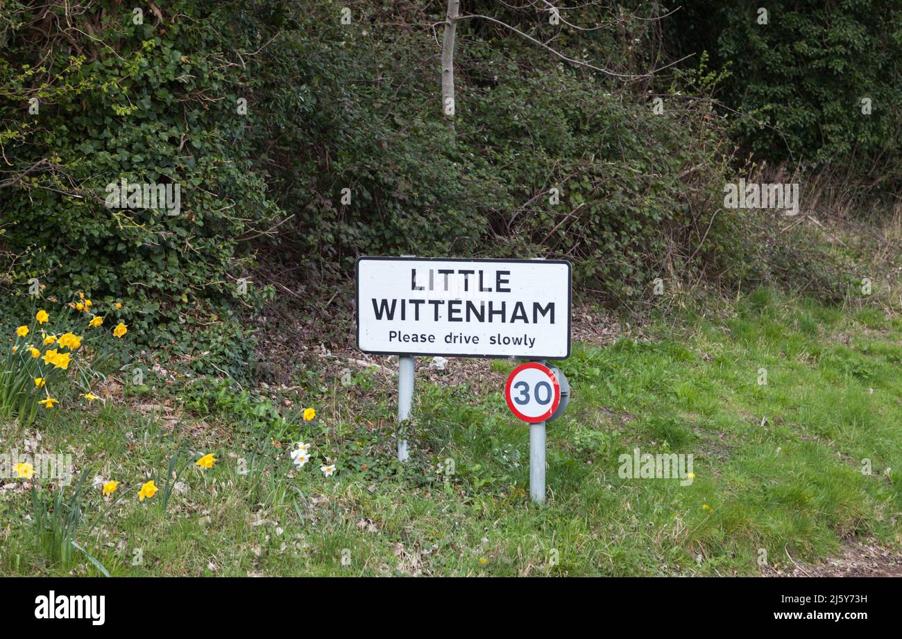 Little Wittenham Oxfordshire Stock Photo