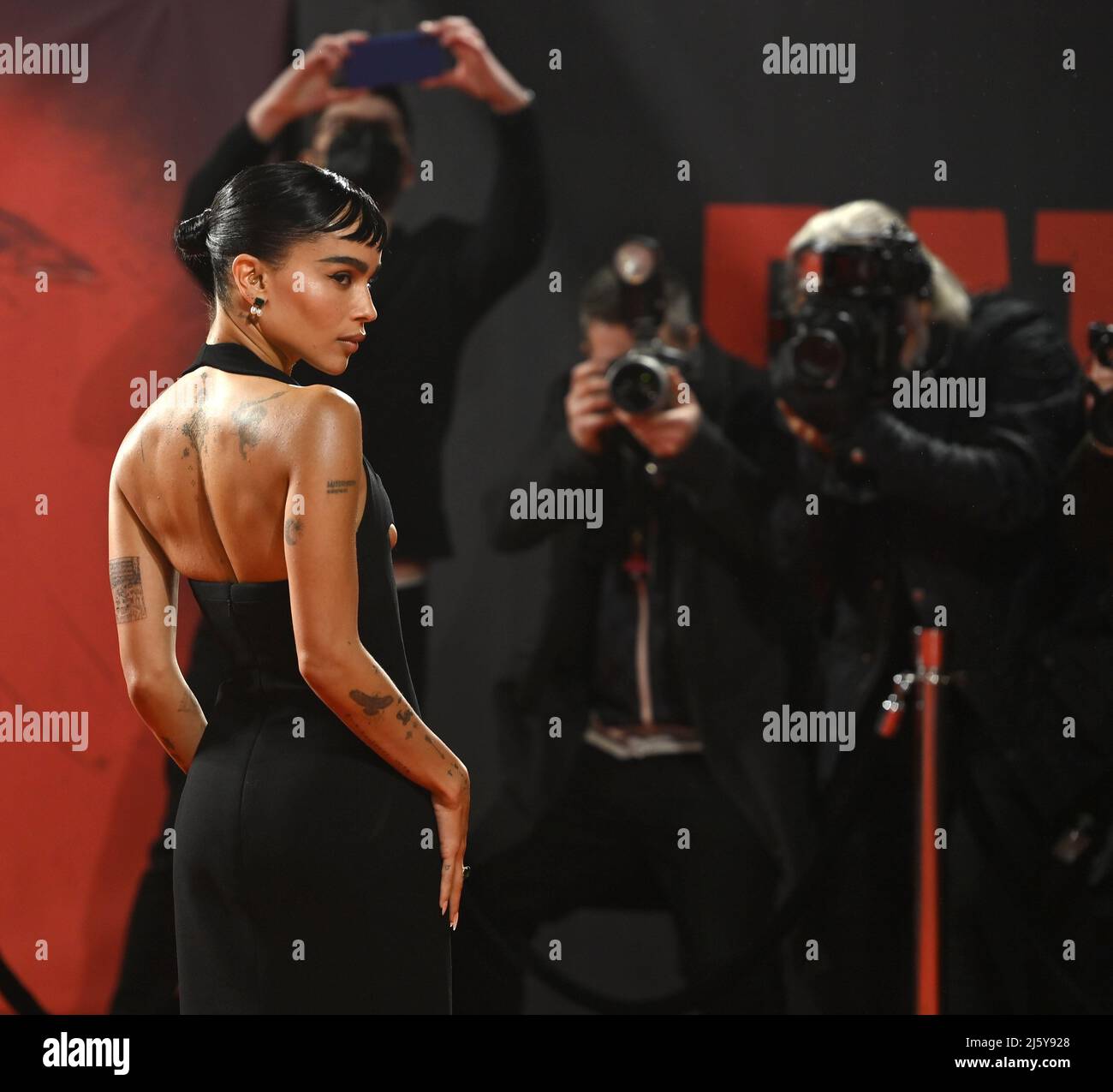 Photo Must Be Credited ©Alpha Press 079965 23/02/2022 Zoe Kravitz at