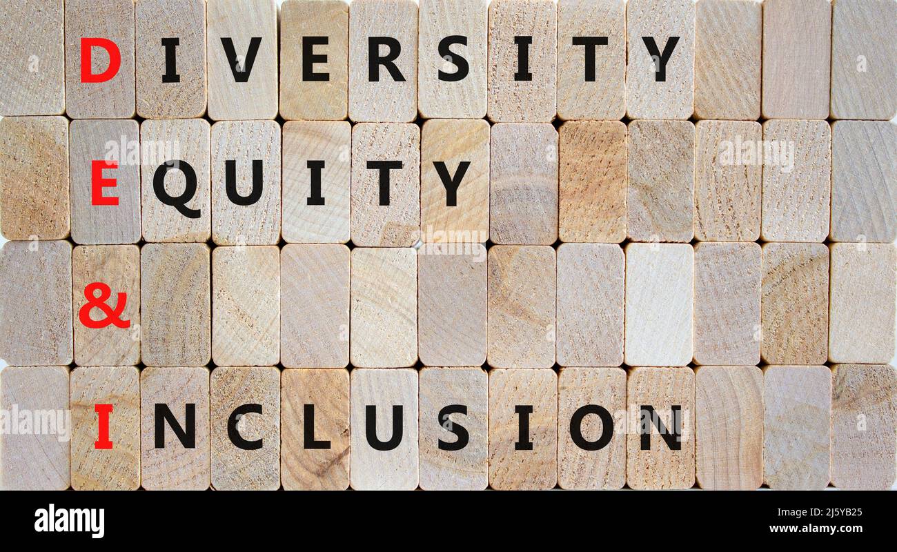 DEI, Diversity equity and inclusion symbol. Concept words DEI diversity ...