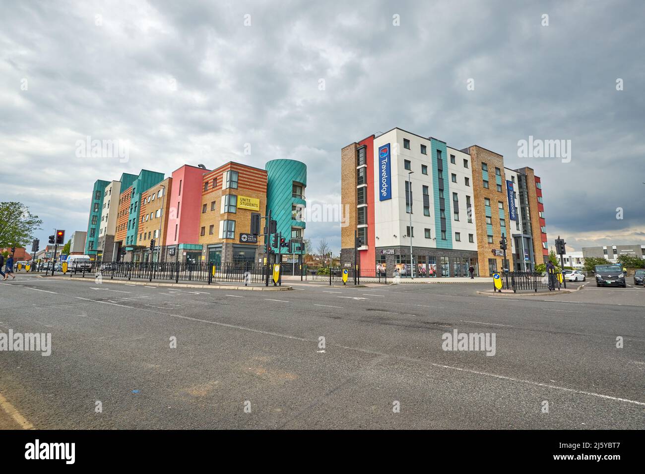 Student Accommodation Block In Loughborough, Leicestershire, UK Stock ...