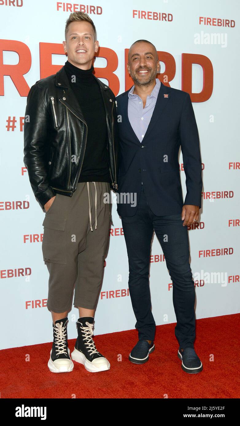 Photo Must Be Credited ©Alpha Press 078237 20/04/2022 Orlan Boston and guest at the Firebird UK Premiere held at the Ham Yard Hotel in London Stock Photo