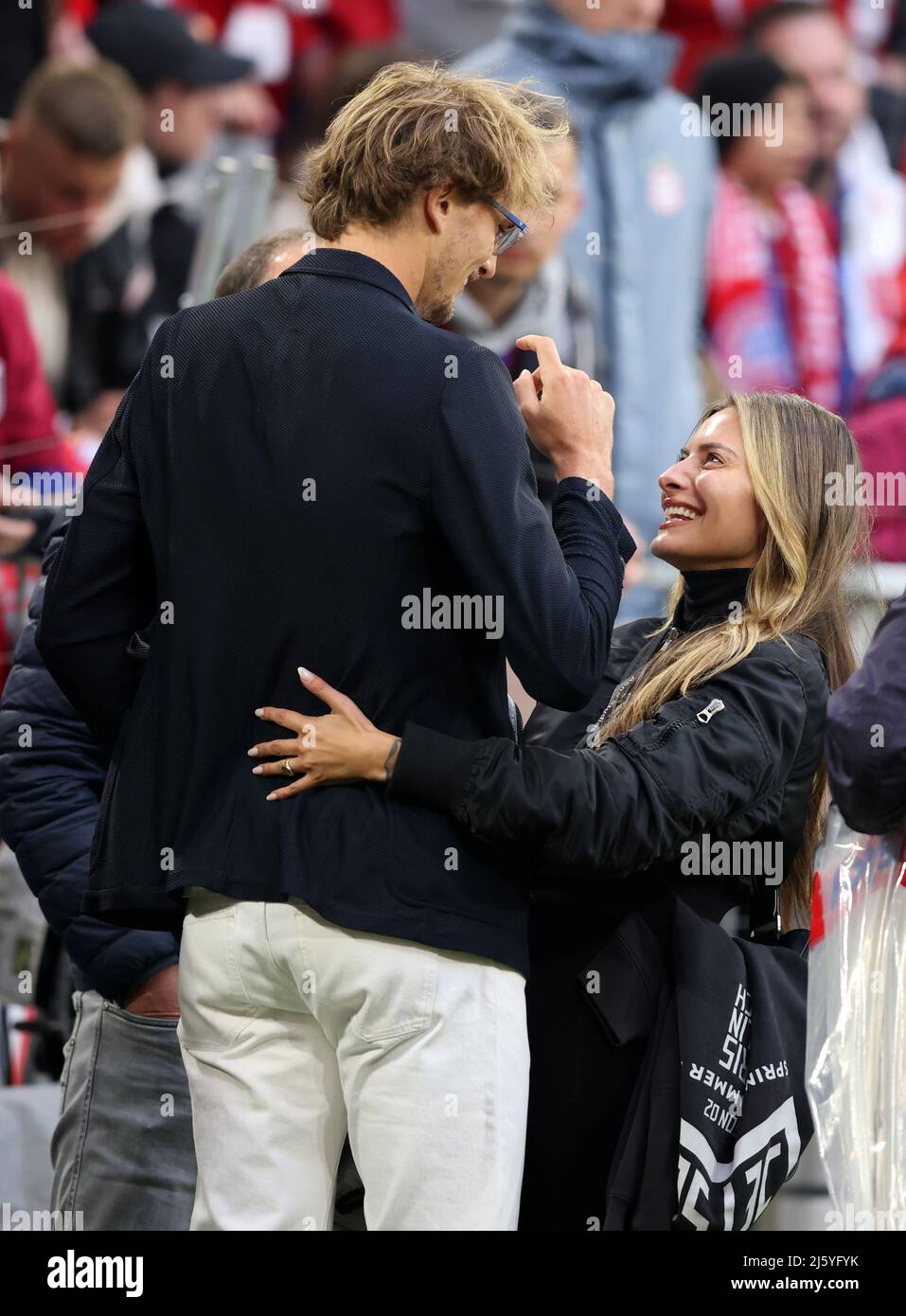 Alexander zverev and sophia thomalla hires stock photography and