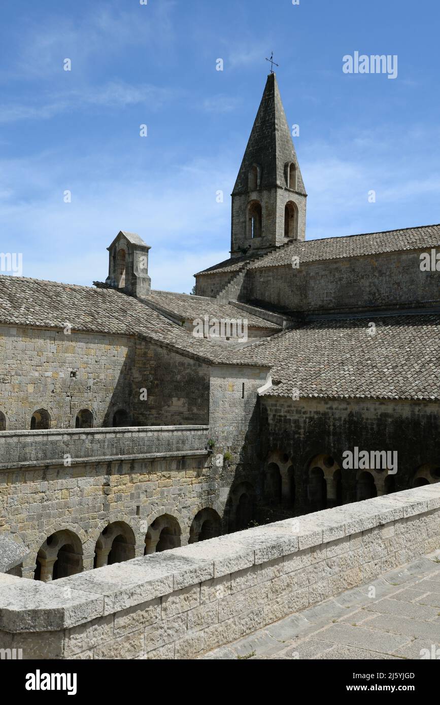 Cistercian abbey of in the Var Stock Photo Alamy