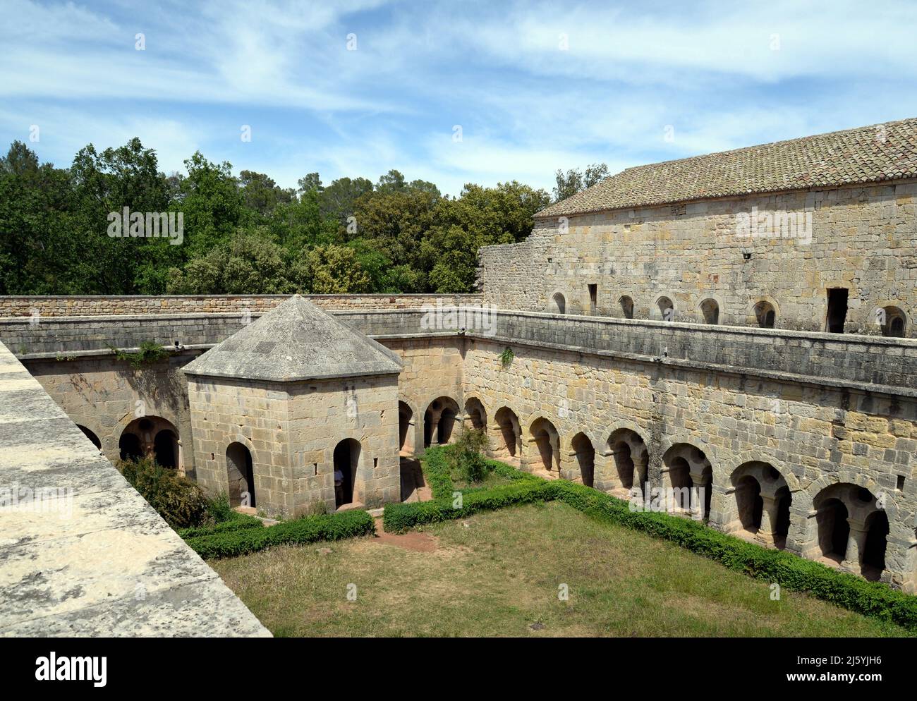 Cistercian abbey of in the Var Stock Photo Alamy