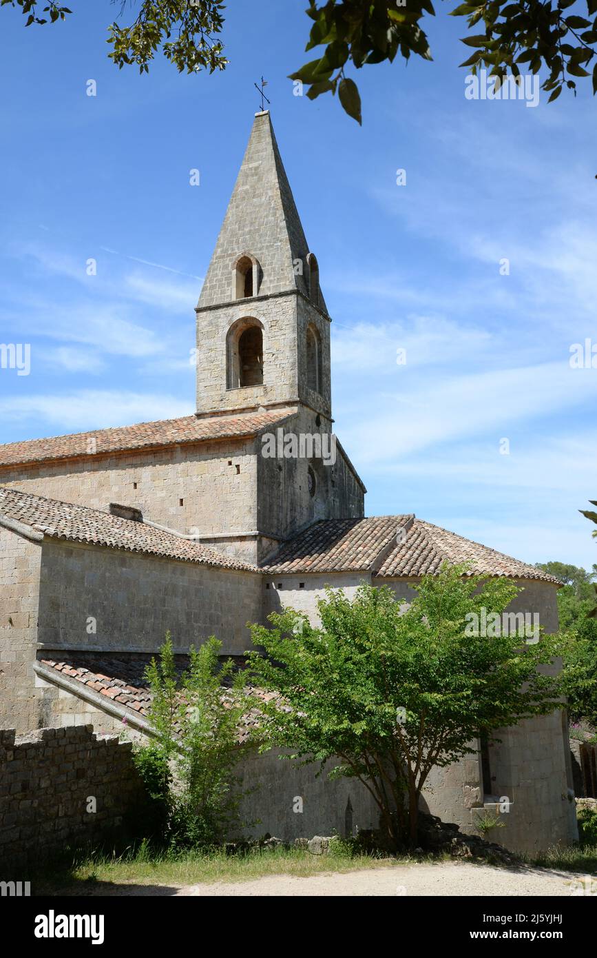 Cistercian abbey of in the Var Stock Photo Alamy