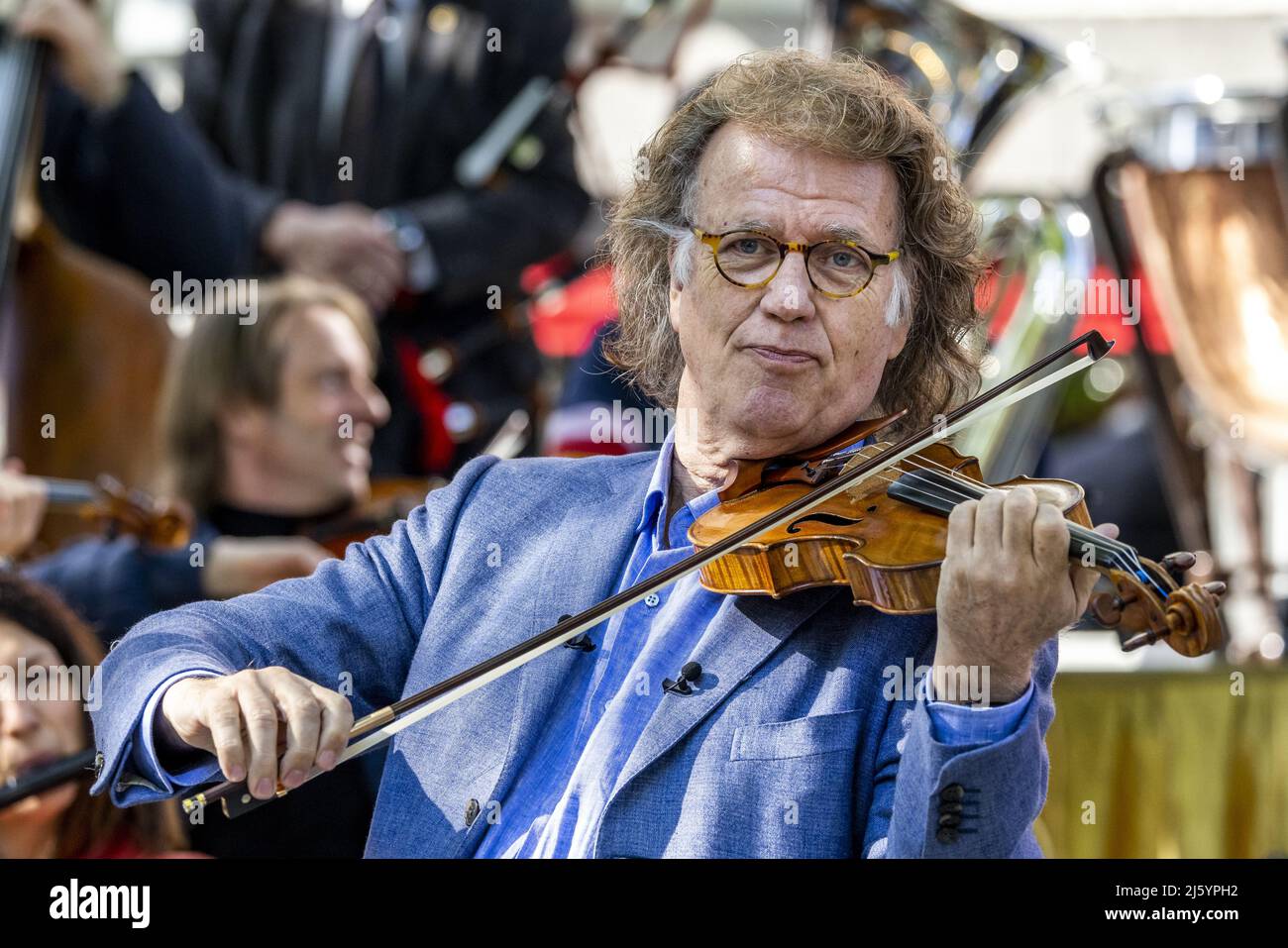 2022-04-26 17:04:34 MAASTRICHT - Andre Rieu during the dress rehearsal for King's Day. ANP MARCEL VAN HORN netherlands out - belgium out Stock Photo