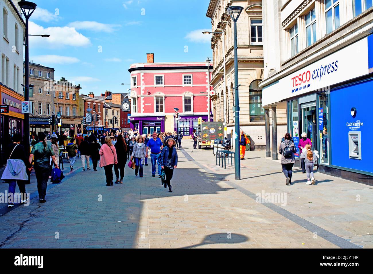 St James Street, Derby, England Stock Photo Alamy