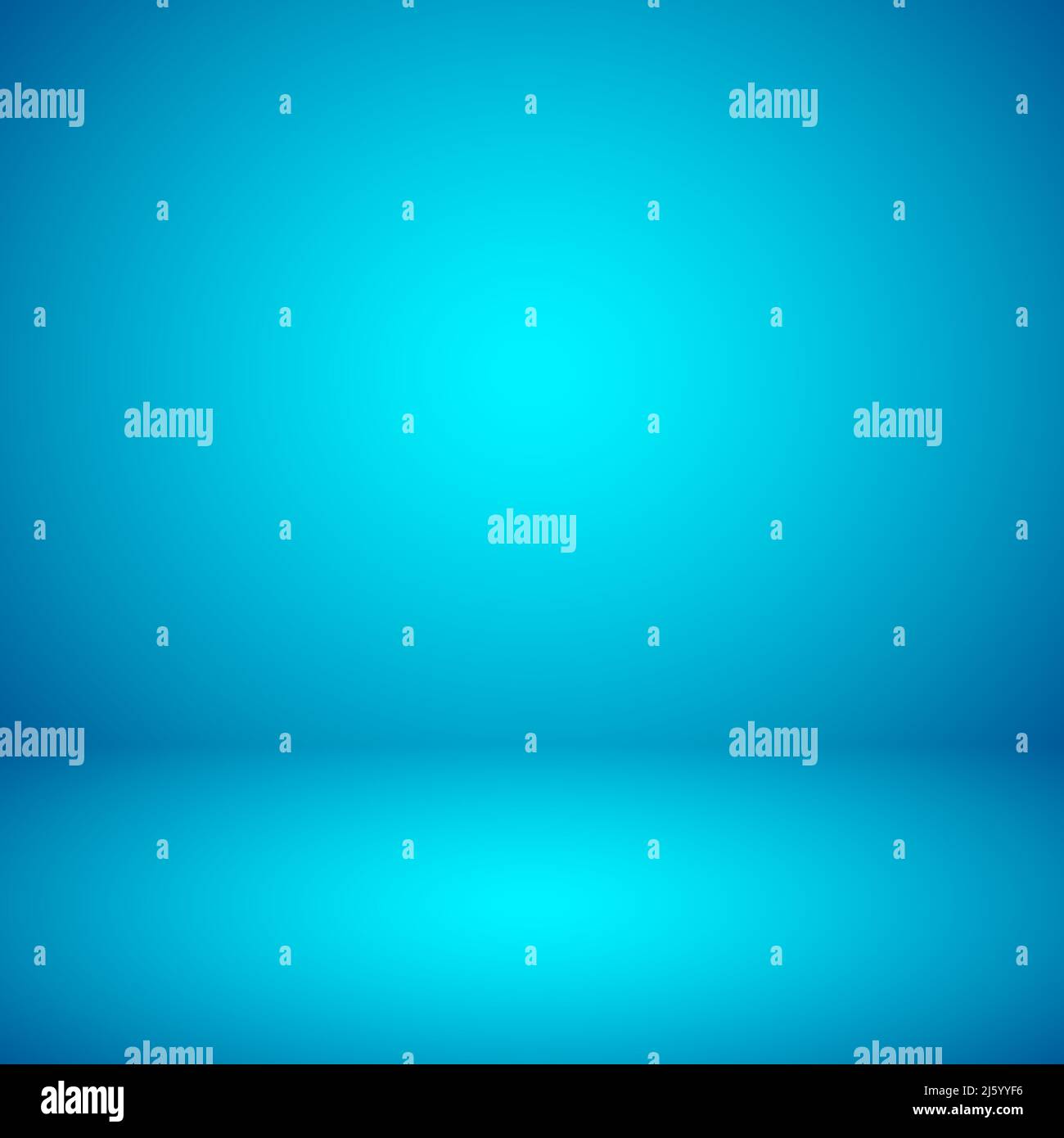 Empty blue studio abstract background with spotlight effect. Product ...