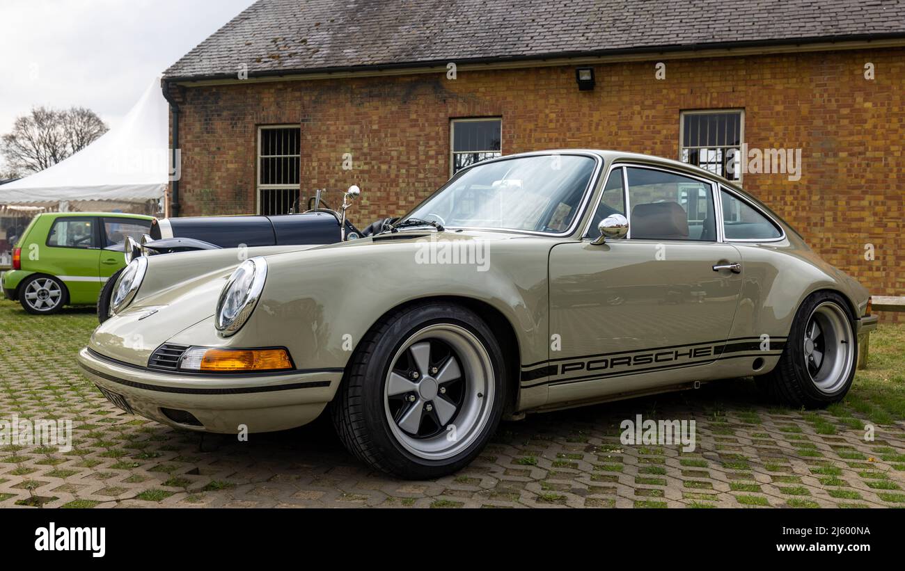 1989 Porsche 911 ‘AFN 23J’ on display at the Bicester Scramble held at the Bicester Heritage Centre on the 23 April 2022 Stock Photo