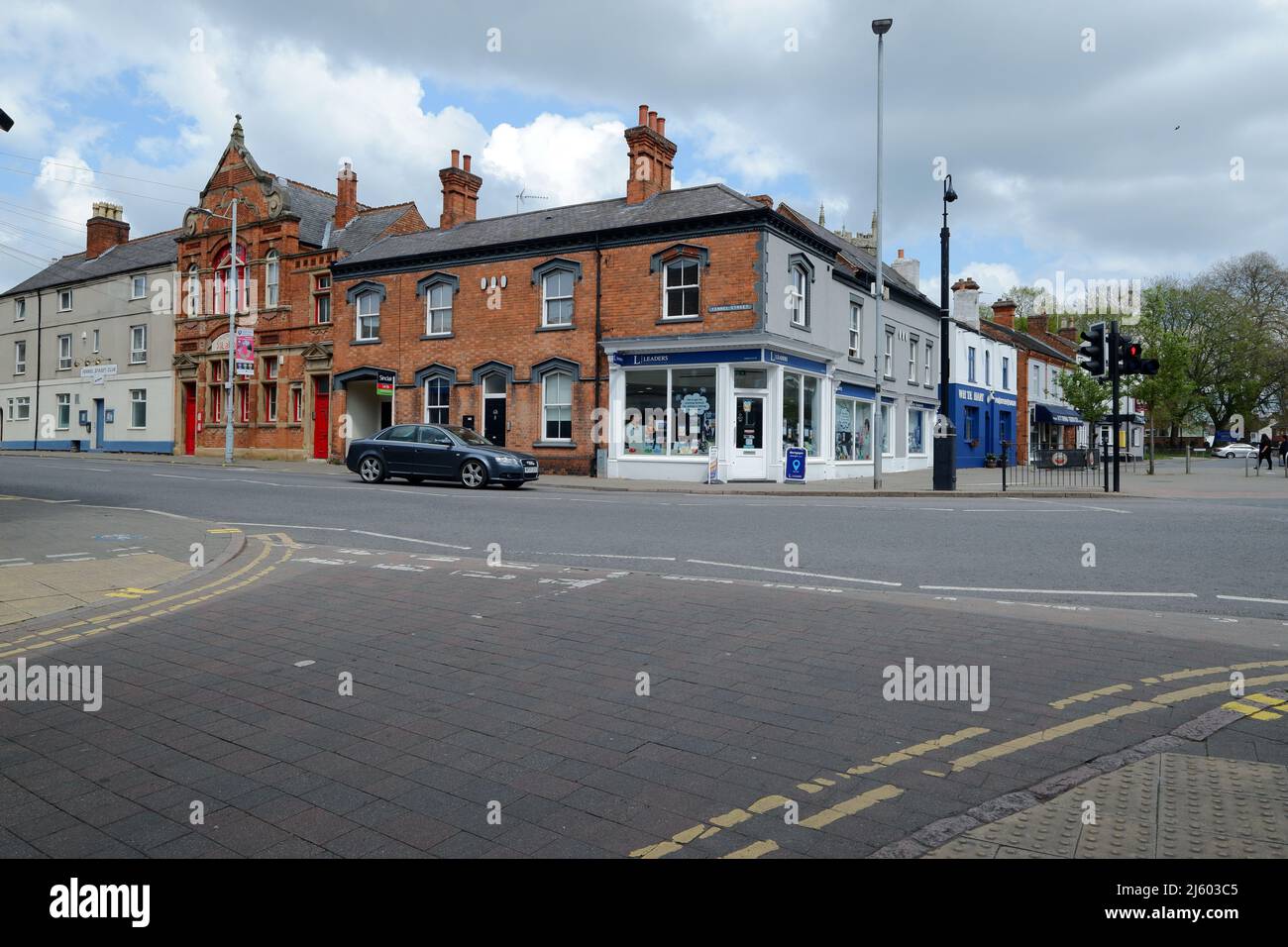 Estate agents office in Loughborough, Leicestershire, UK Stock Photo