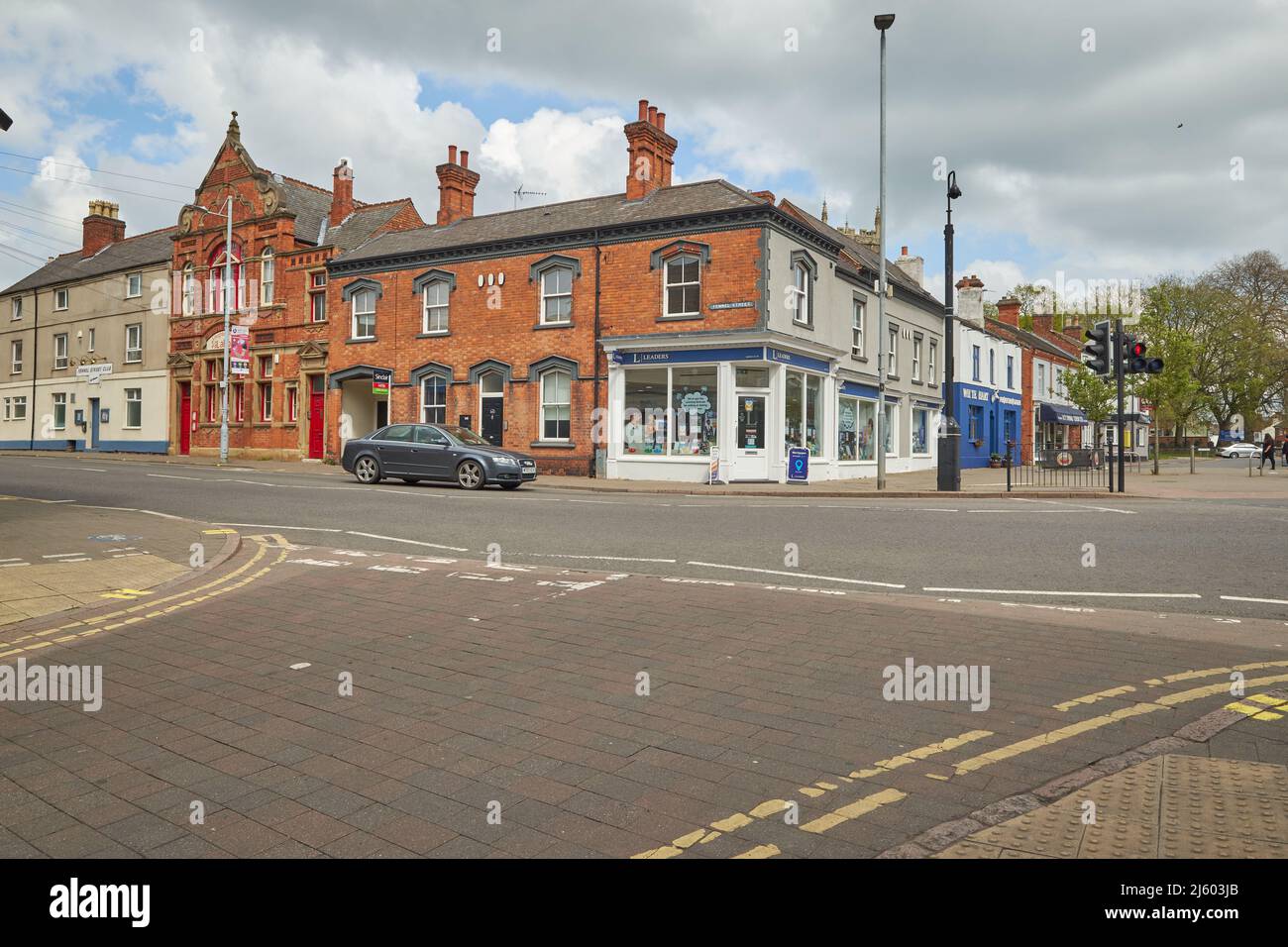Estate agents office in Loughborough, Leicestershire, UK Stock Photo