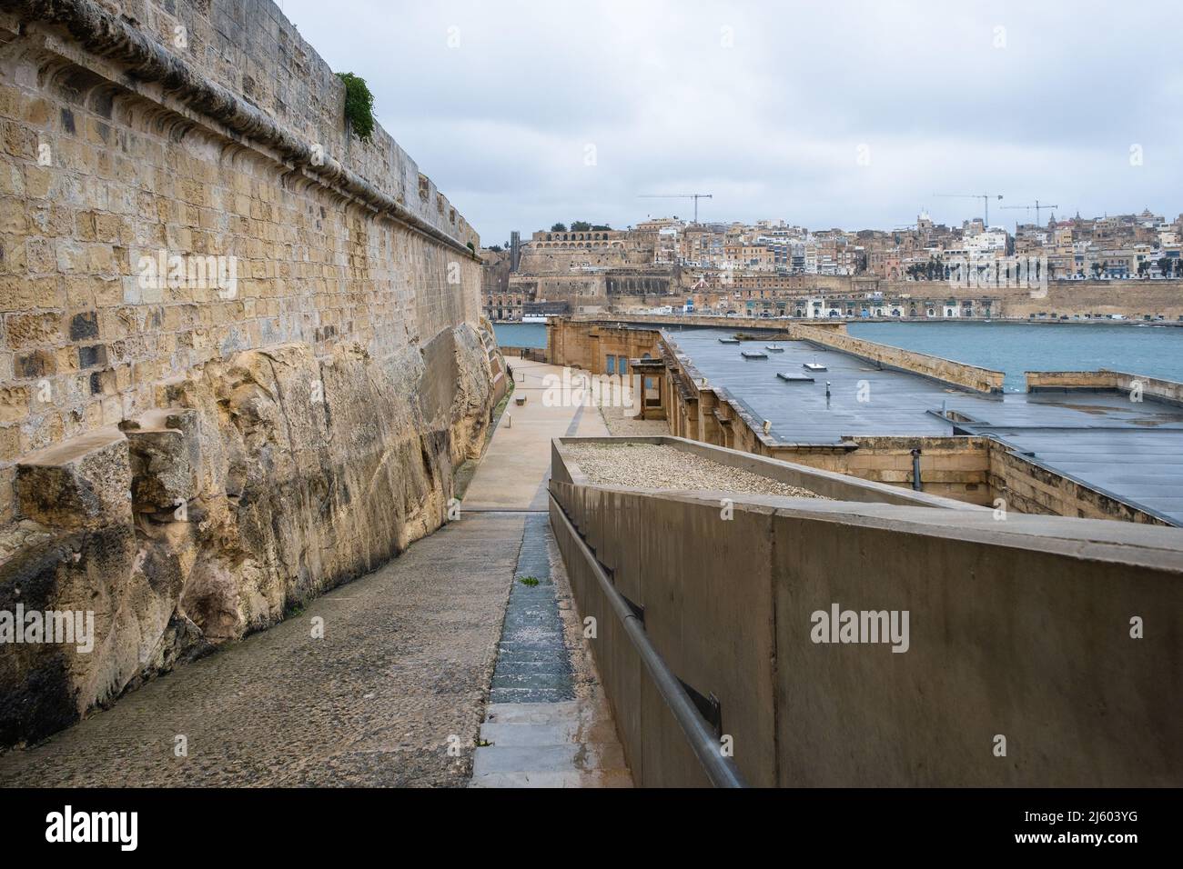Fort St Angelo in Birgu , Malta, Europe 2021 Stock Photo