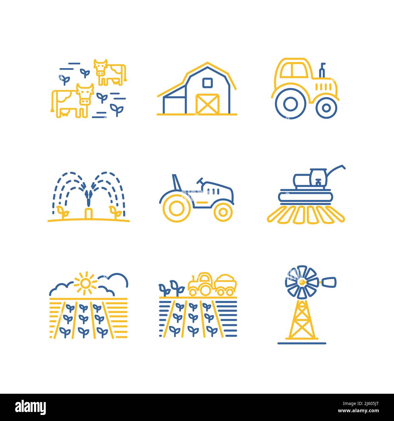 Farm Field isolated icon. Agriculture sign. Graph symbol for your web ...