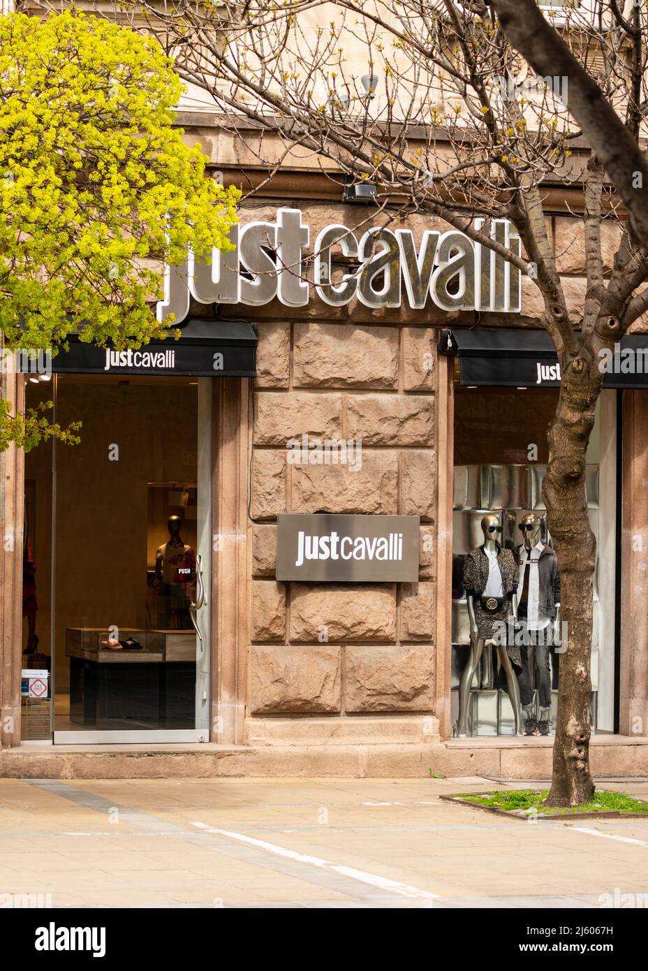 Just Cavalli official store at Suborna St in Sofia, Bulgaria