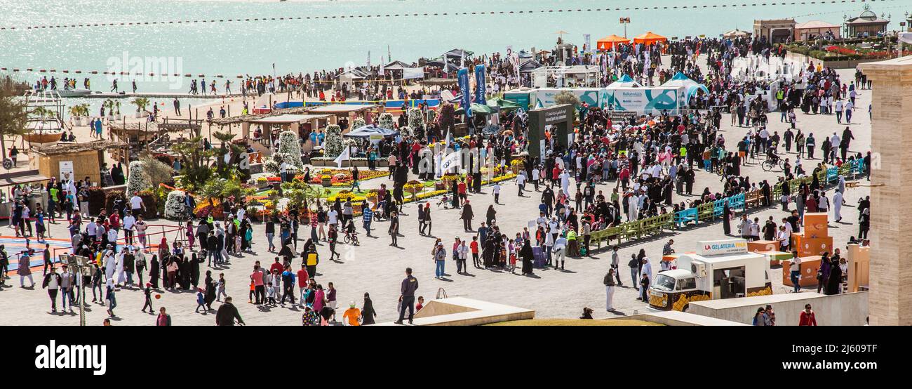 Doha ,Qatar-February 14,2016 : Cultural diversity festival in Katara