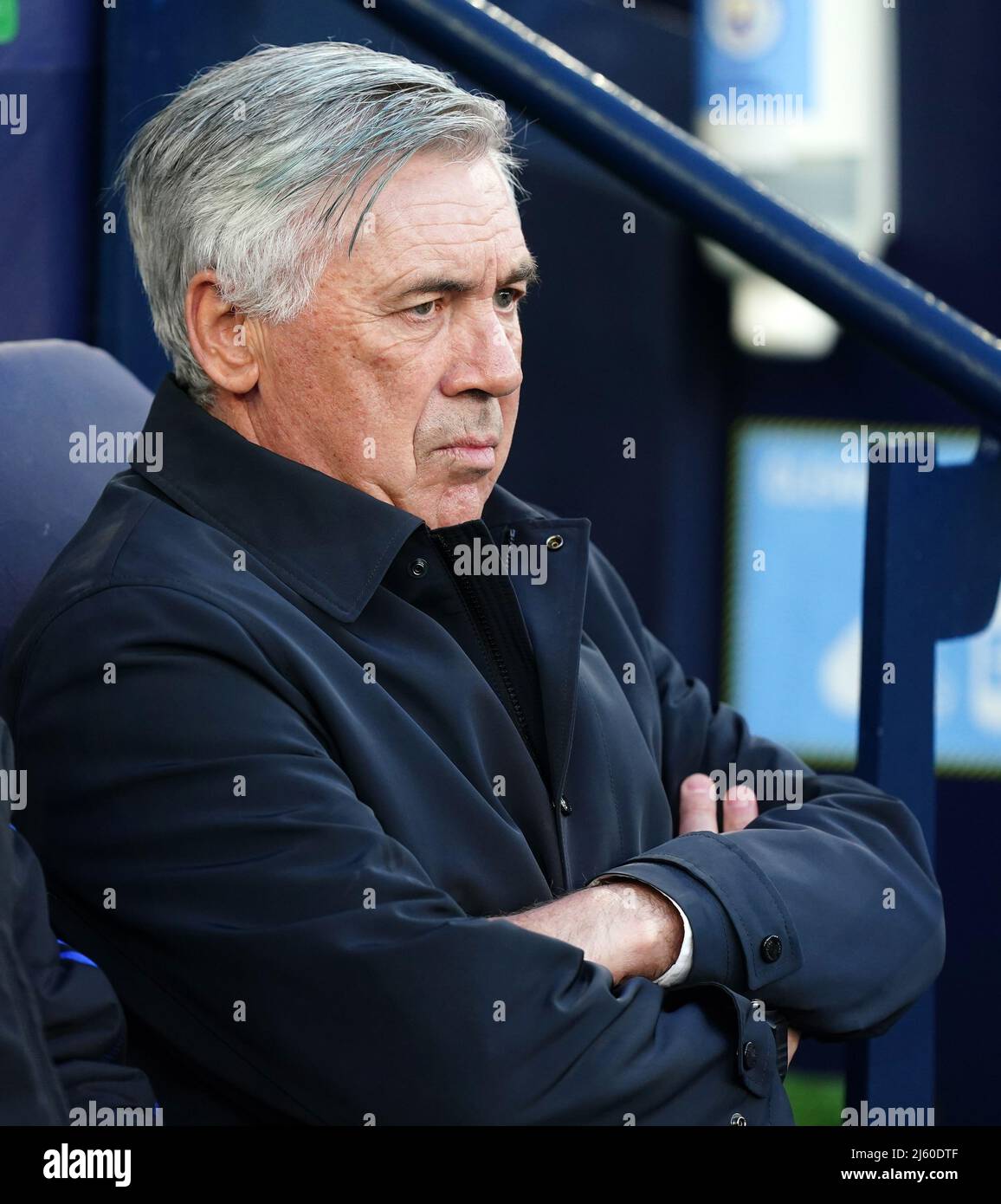 Real Madrid manager Carlo Ancelotti during the UEFA Champions League Real Madrid manager Carlo Ancelotti during the UEFA Champions League