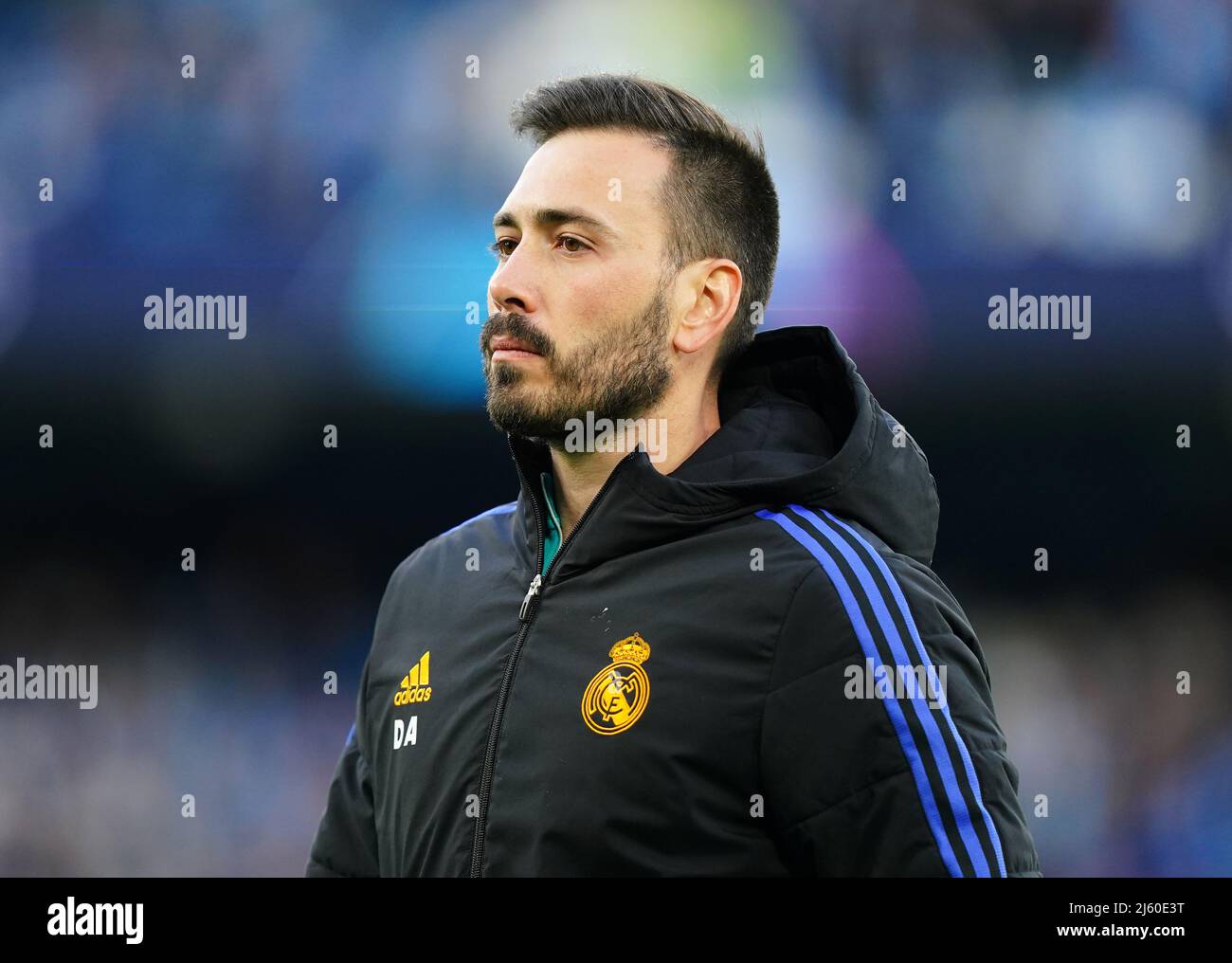 Real Madrid assistant coach Davide Ancelotti during the UEFA Champions ...