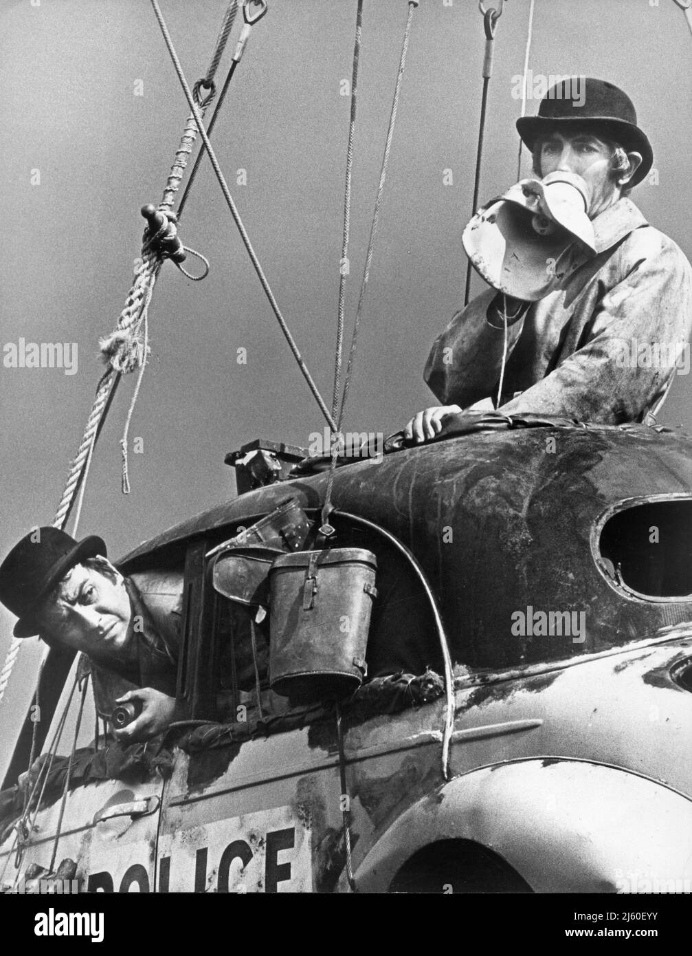 Peter Cook, Dudley Moore, onset of the British Film, "The Bed Sitting