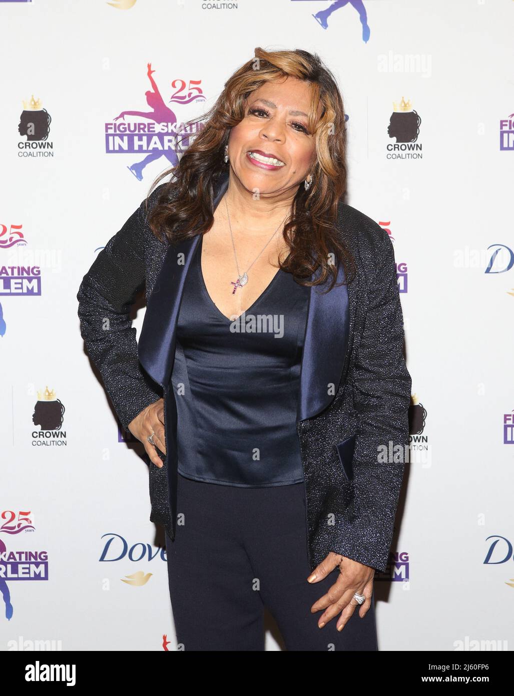 New York, United States. 25th Apr, 2022. Valerie Simpson attends the