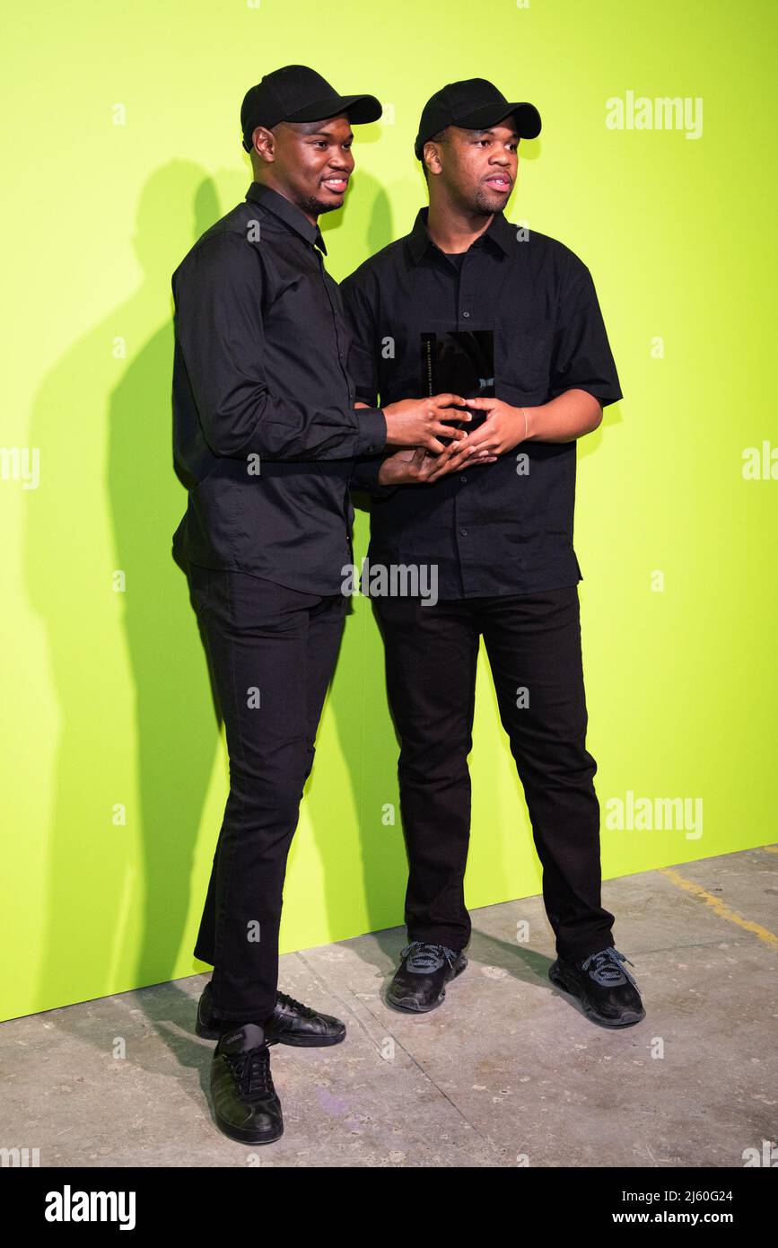 Mmuso Potsane and Maxwell Boko of MmusoMaxwell, winners of the Karl