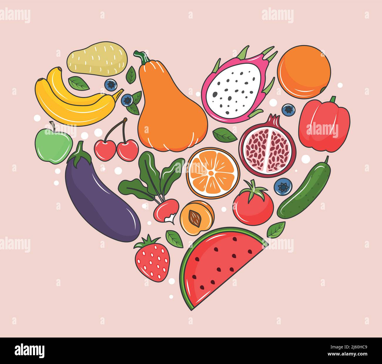 Healthy food concept Stock Vector Image & Art - Alamy