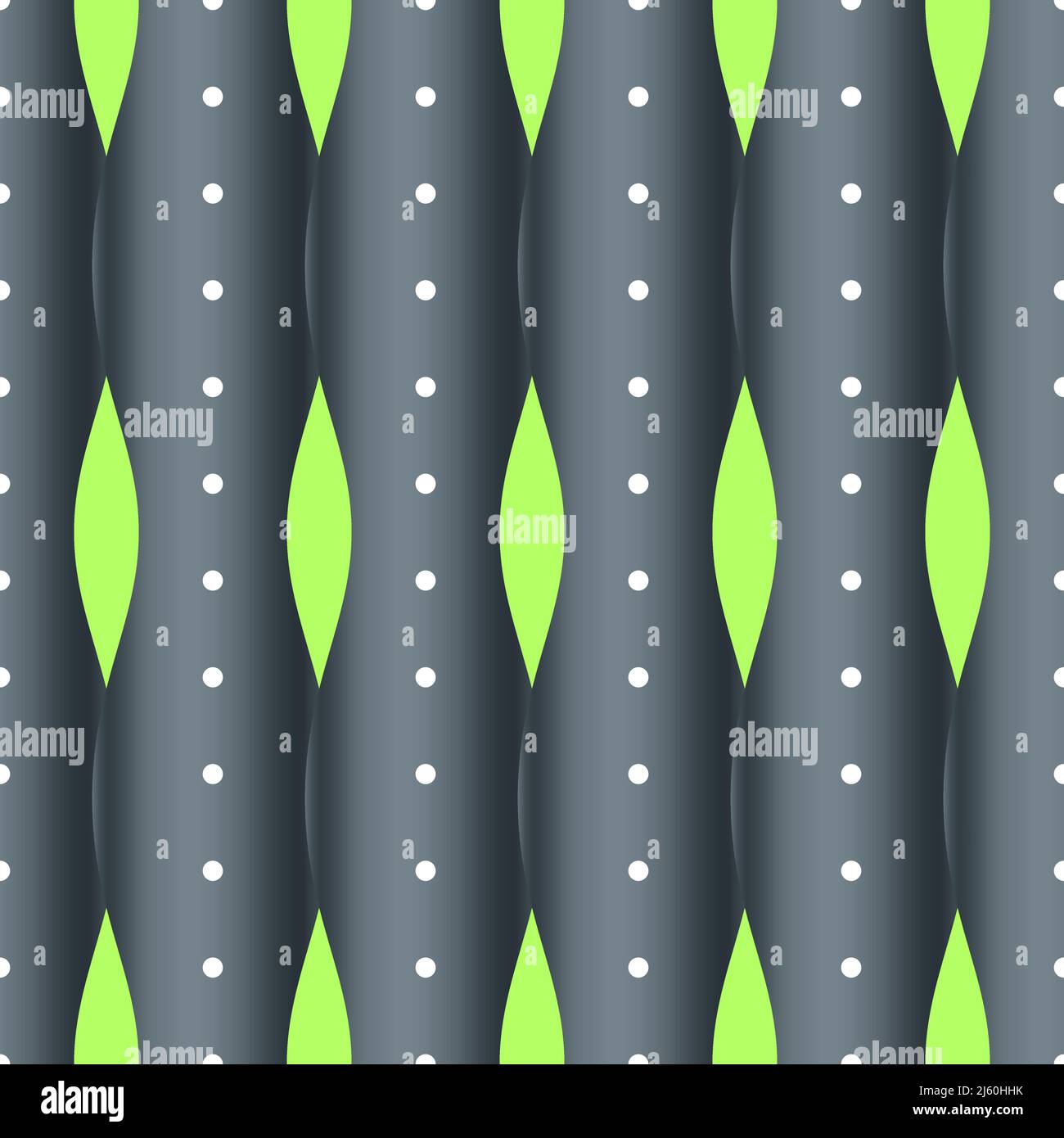 Abstract vertical wavy shapes seamless vector pattern. Stock Vector