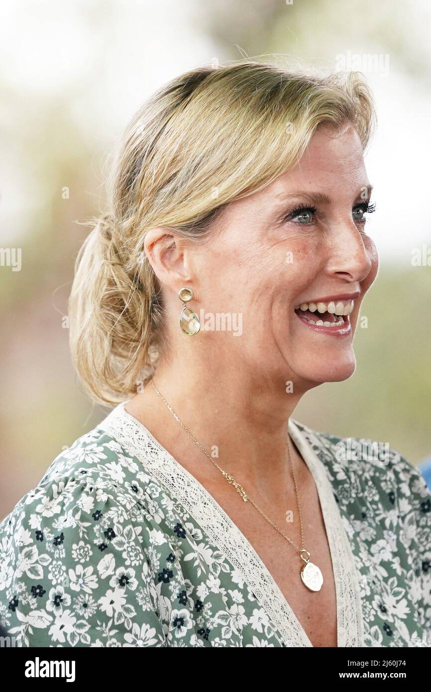 The Countess of Wessex during a reception with His Excellency Mr Cyril