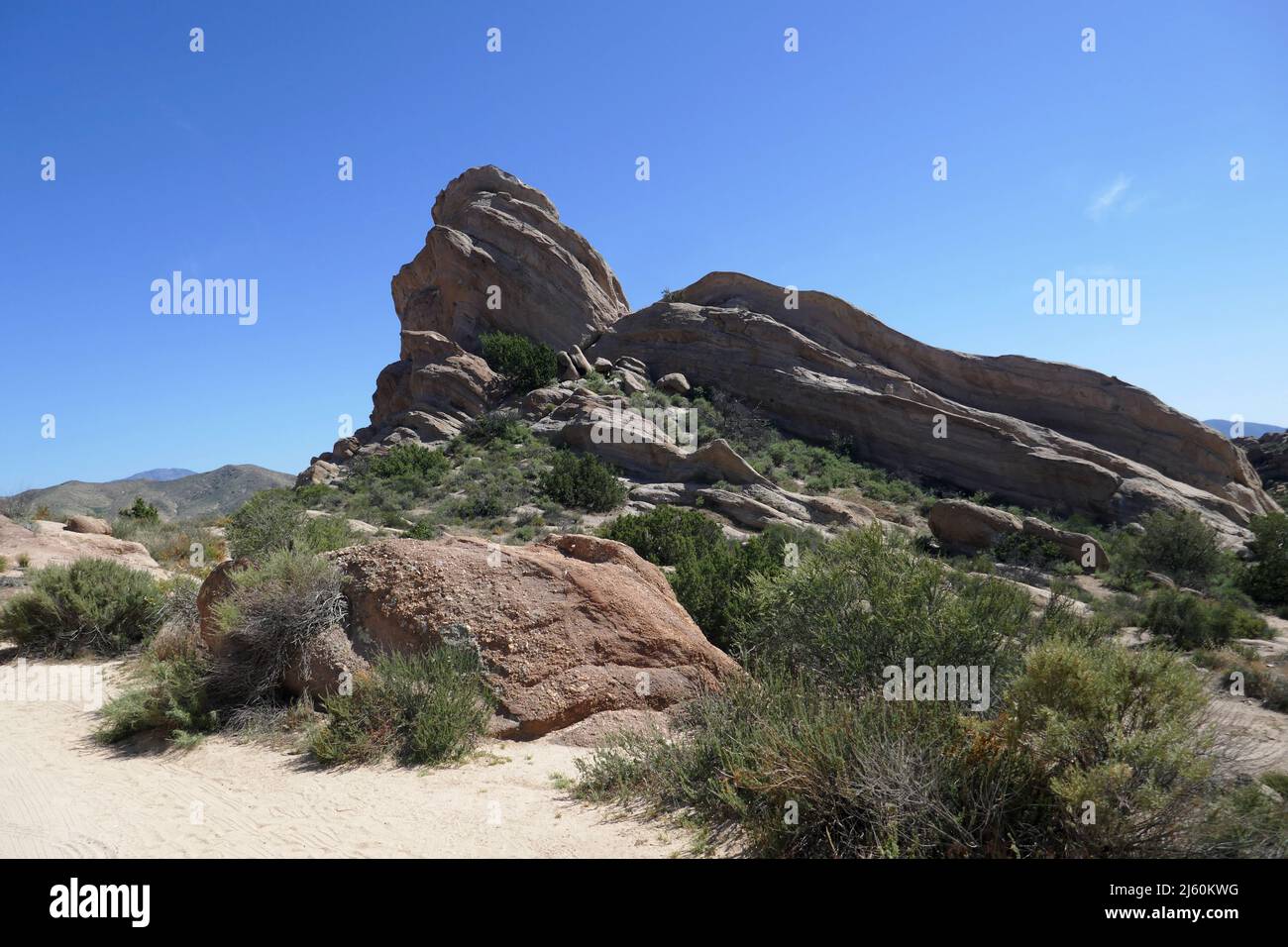 Agua Dulce, California, USA 17th April 2022 A general view of
