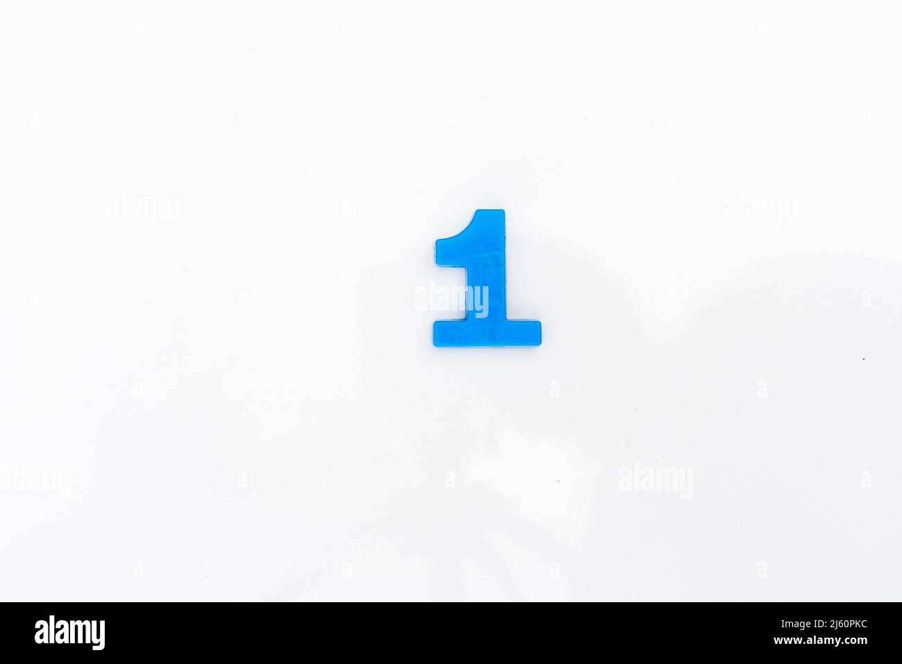 Number one isolated over white background Stock Photo - Alamy