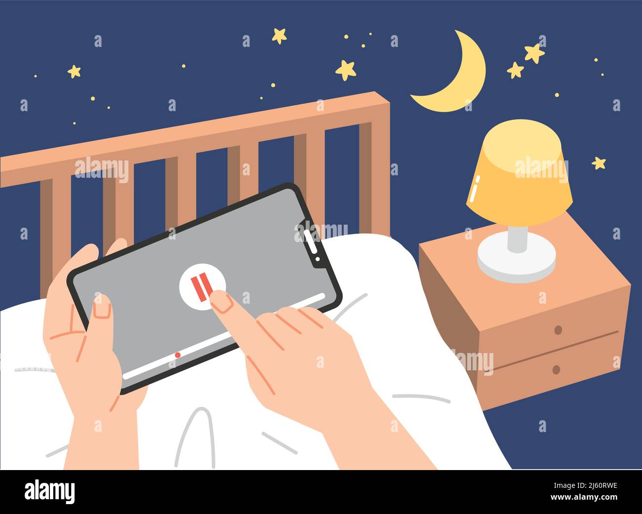 cut carbon emissions vector illustration, turn off video streaming for