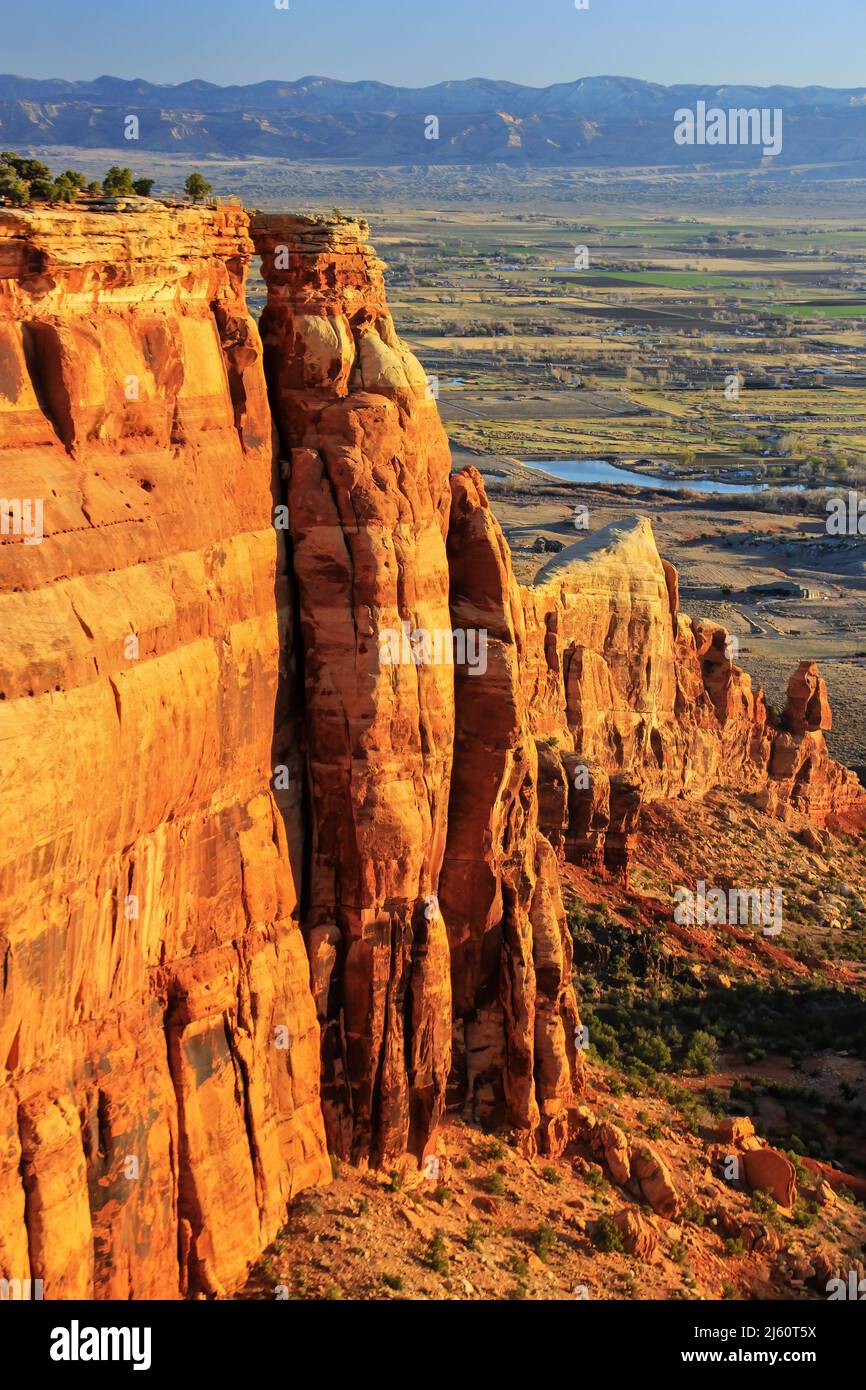 View fo Window Rock in Colorado National Monument, Grand Junction, USA Stock Photo