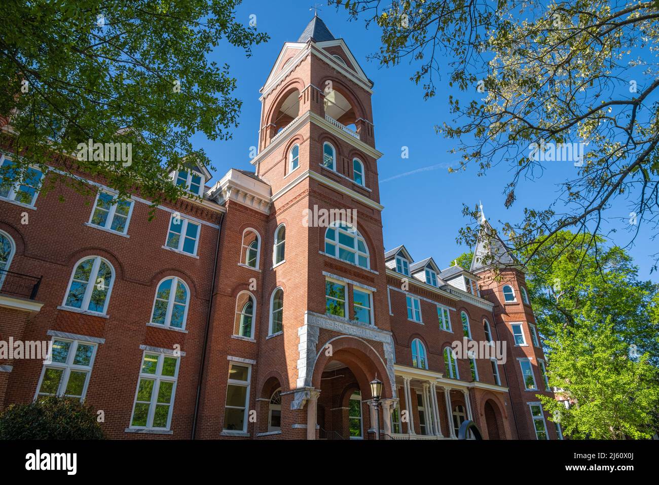 Agnes Scott 'Main' Hall on the campus of Agnes Scott College, a private women's liberal arts college in Decatur, Georgia, just east of Atlanta. (USA) Stock Photo