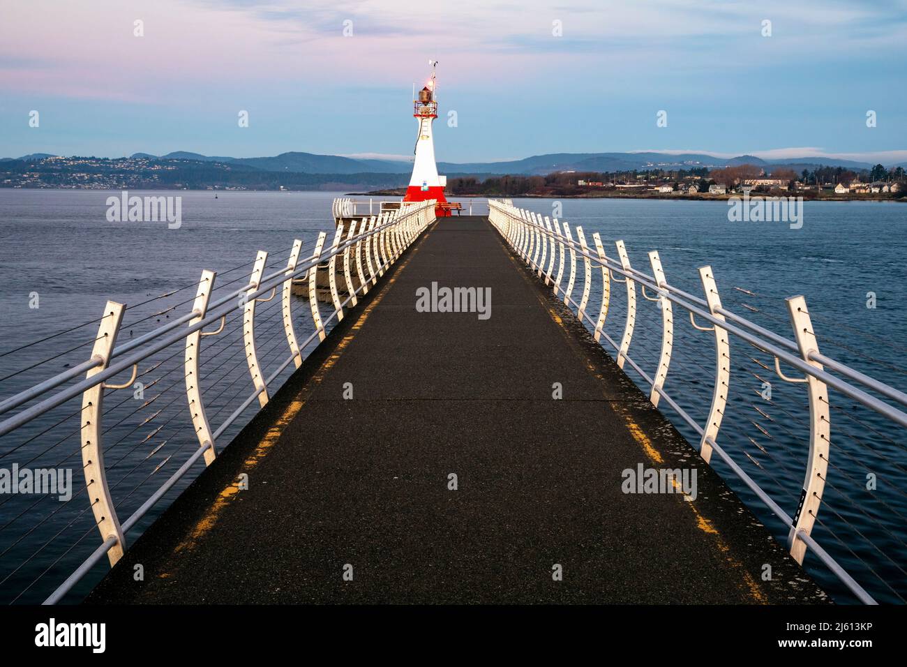 Ogden point breakwater lighthouse hires stock photography and images