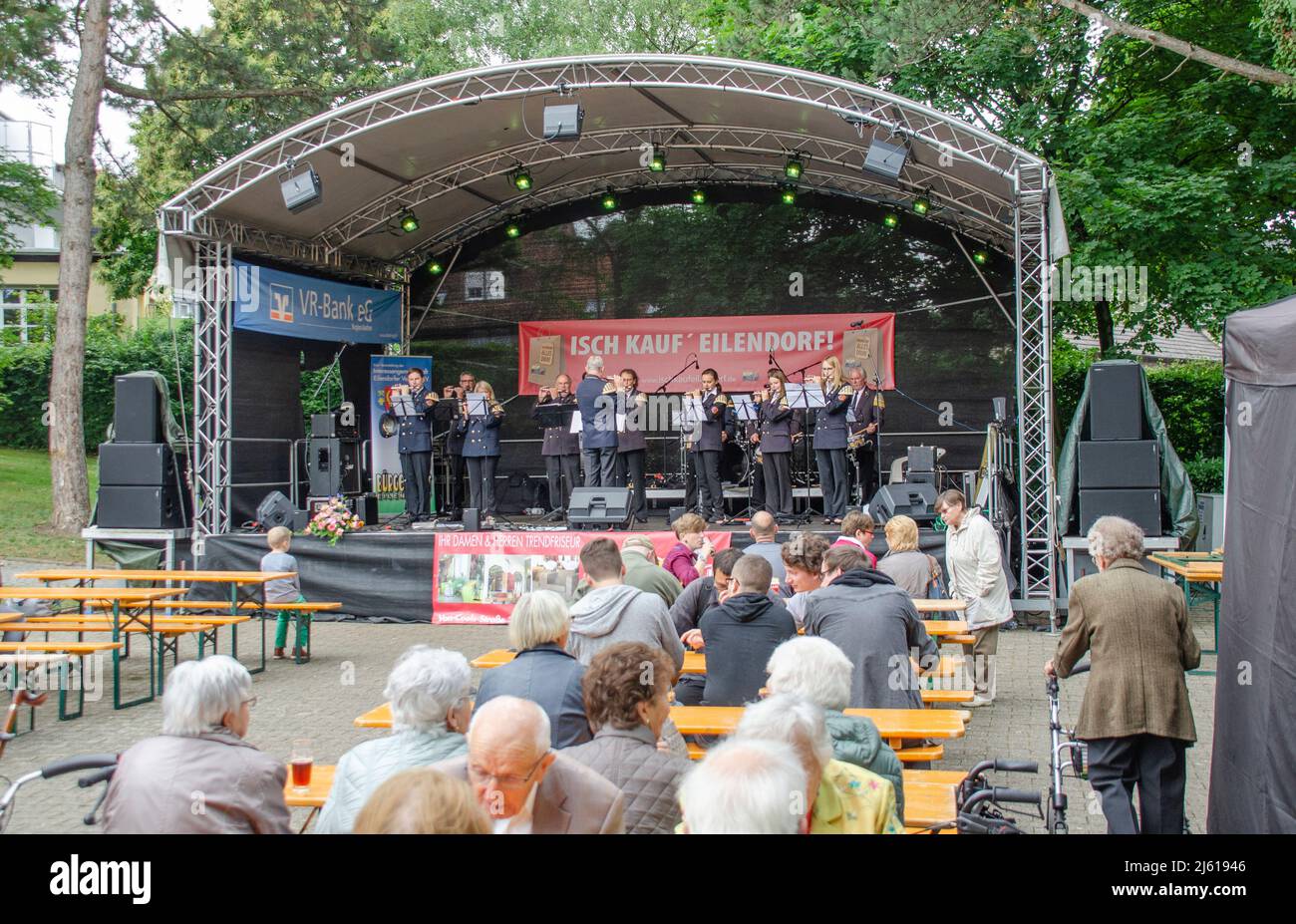 Aachen Juni 2017: Bürgerfest in Aachen Eilendorf Stock Photo