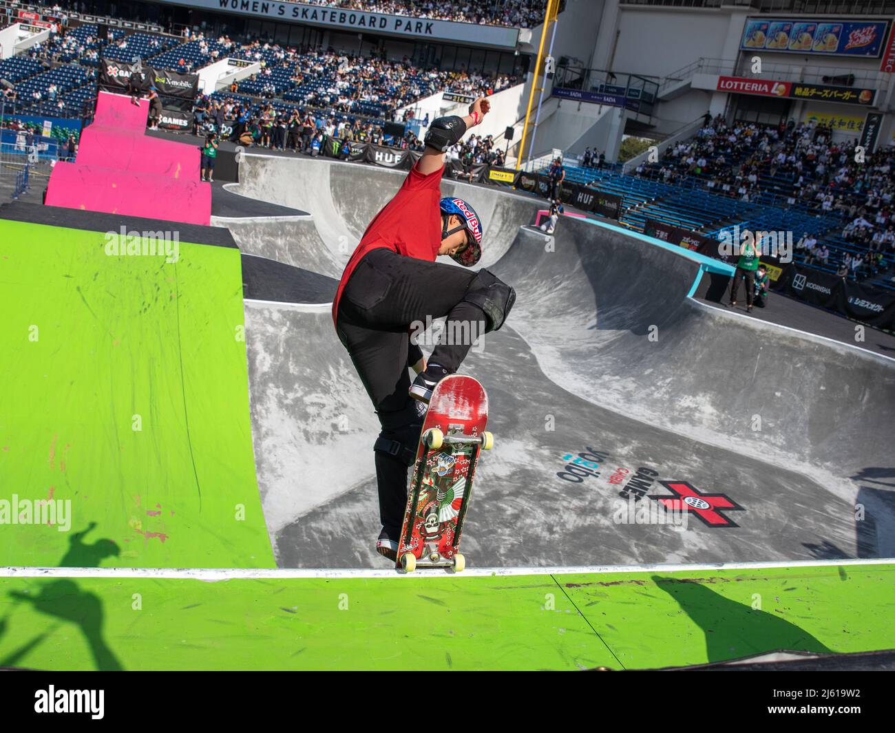 Sakura Yosozumi (JPN) Gold Medal APRIL 23, 2022 Skateboard park women