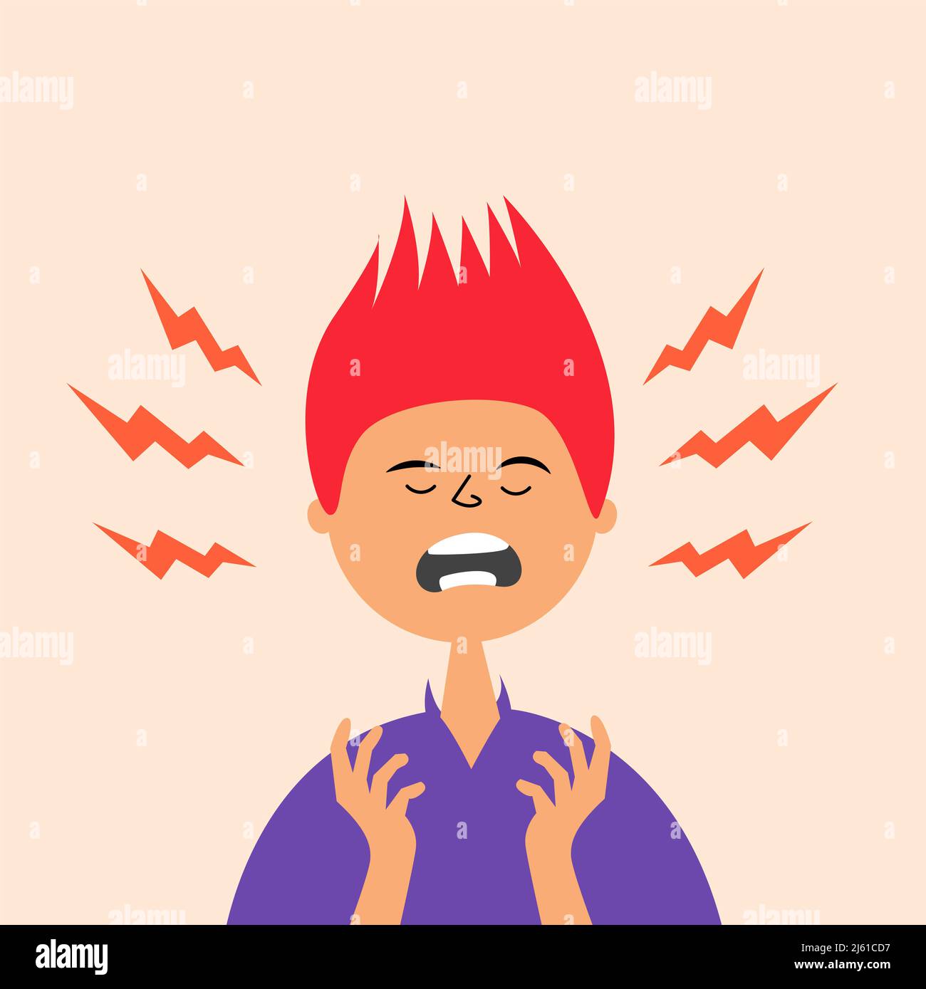 Hysterical vector vectors Stock Vector Images Alamy