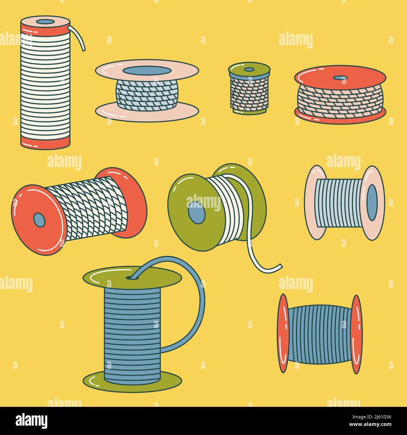 Copper wire drawing machine Stock Vector Images - Alamy