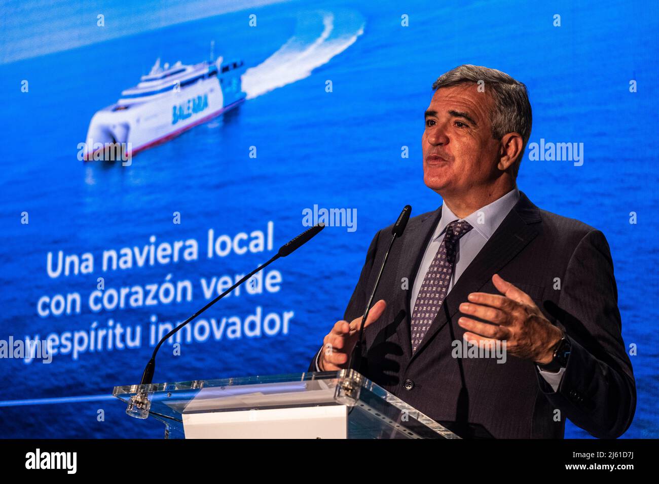 Utor Adolfo Utor, president of Baleària, Palma, Mallorca Stock Photo - Alamy