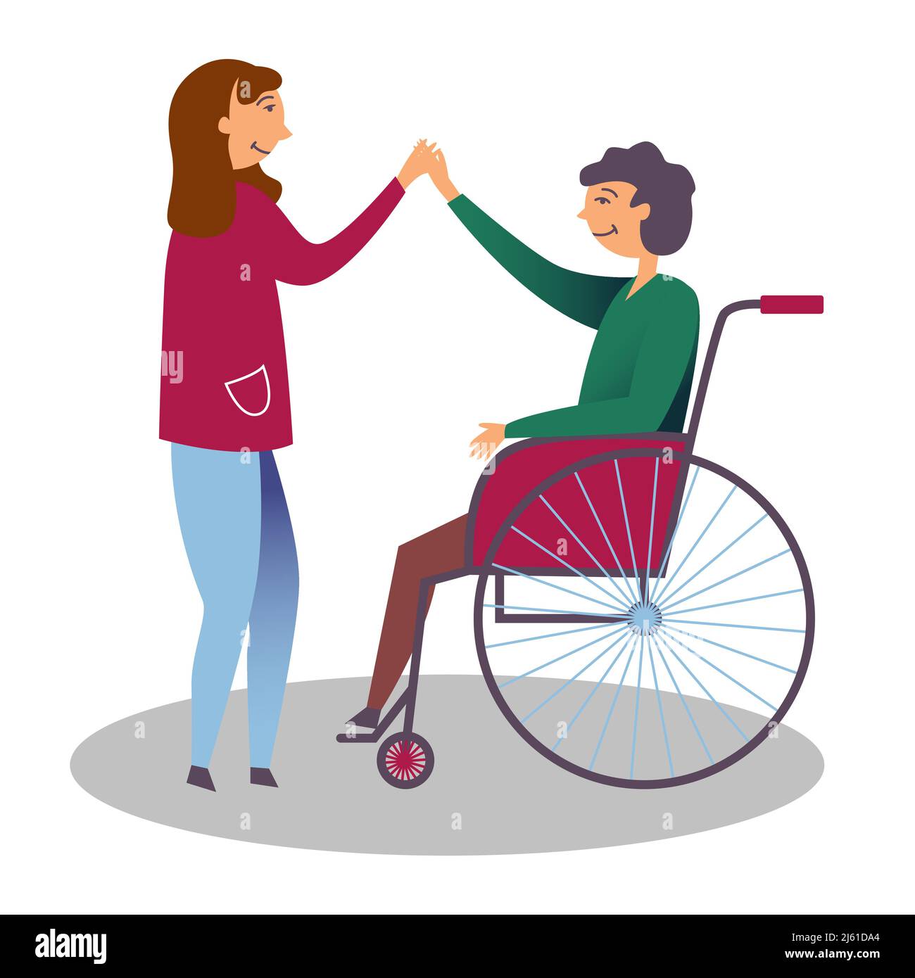 Общение с инвалидами на коляске