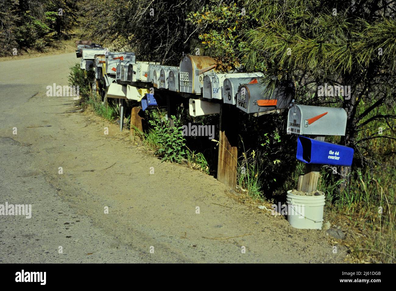 Metal newspaper boxes hi-res stock photography and images - Alamy