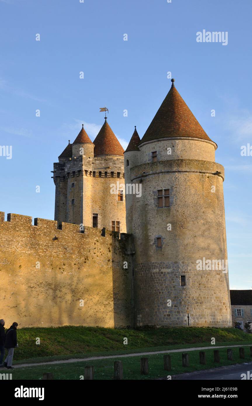 Castle of Blandy les Tours in Seine et Marne Stock Photo Alamy