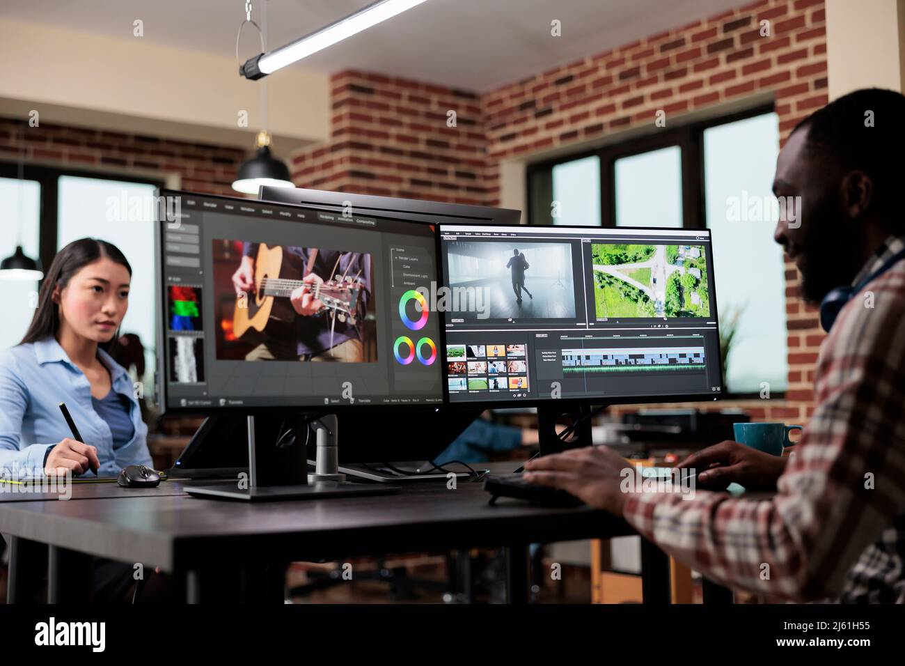 Film editing department hires stock photography and images Alamy