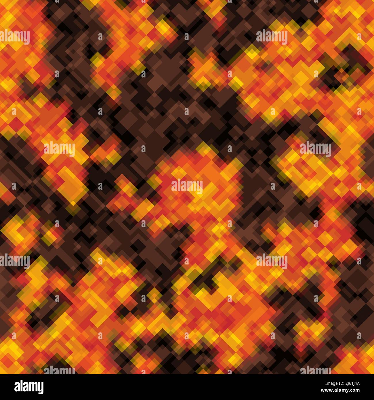 Abstract Pixel Texture with Squares for Banner, Card, Web or Textile Prints Stock Vector