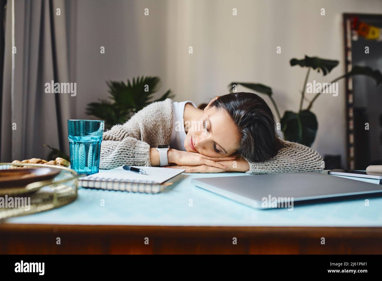 Office sleeping on desk hi-res stock photography and images - Alamy