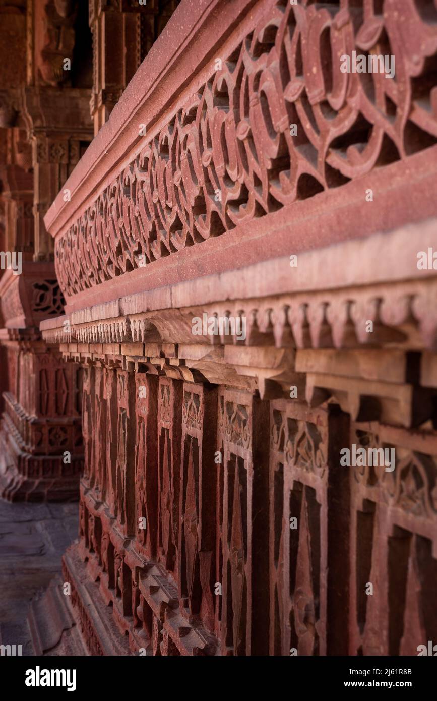 Fatehpur Sikri - Through the corridors of power Stock Photo