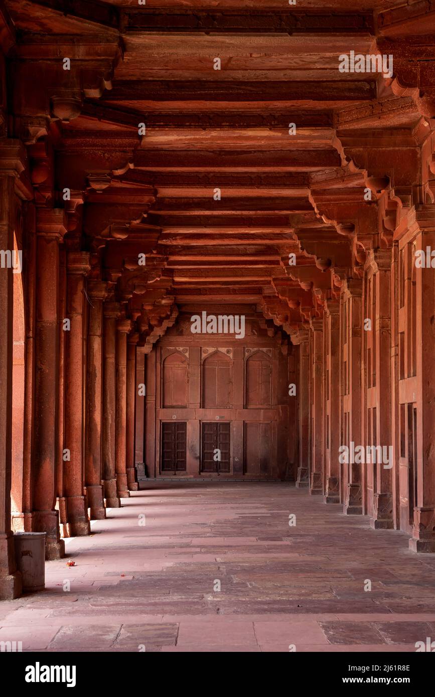 Fatehpur Sikri - Through the corridors of power Stock Photo