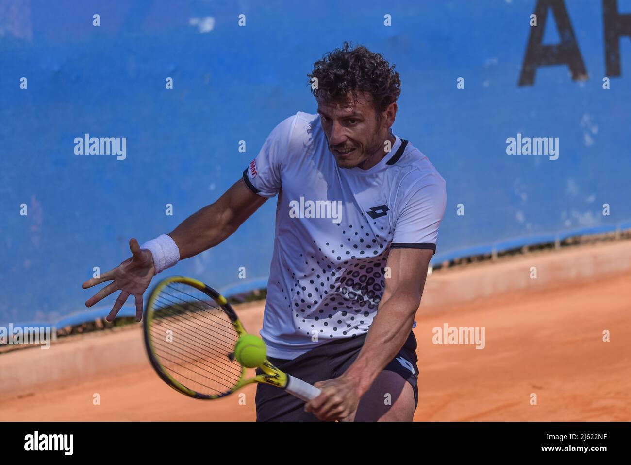 Alessandro Giannessi (ITA) during the ATP Challenger Roma Open tennis  tournament round of 32 at Garden Tennis Club on April 26, 2022 in Rome,  Italy Stock Photo - Alamy