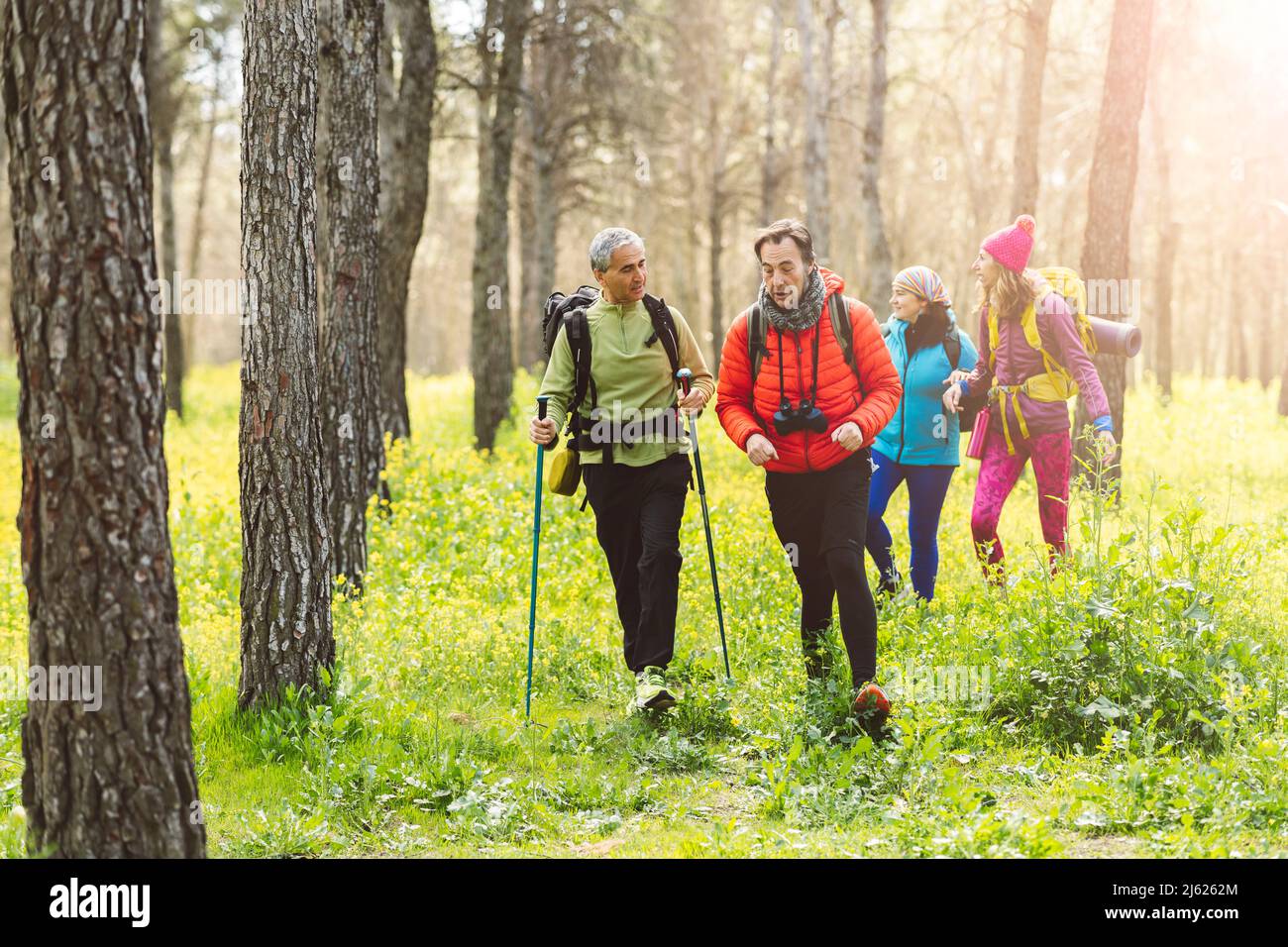 Mature women walking outdoors hi-res stock photography and images - Alamy
