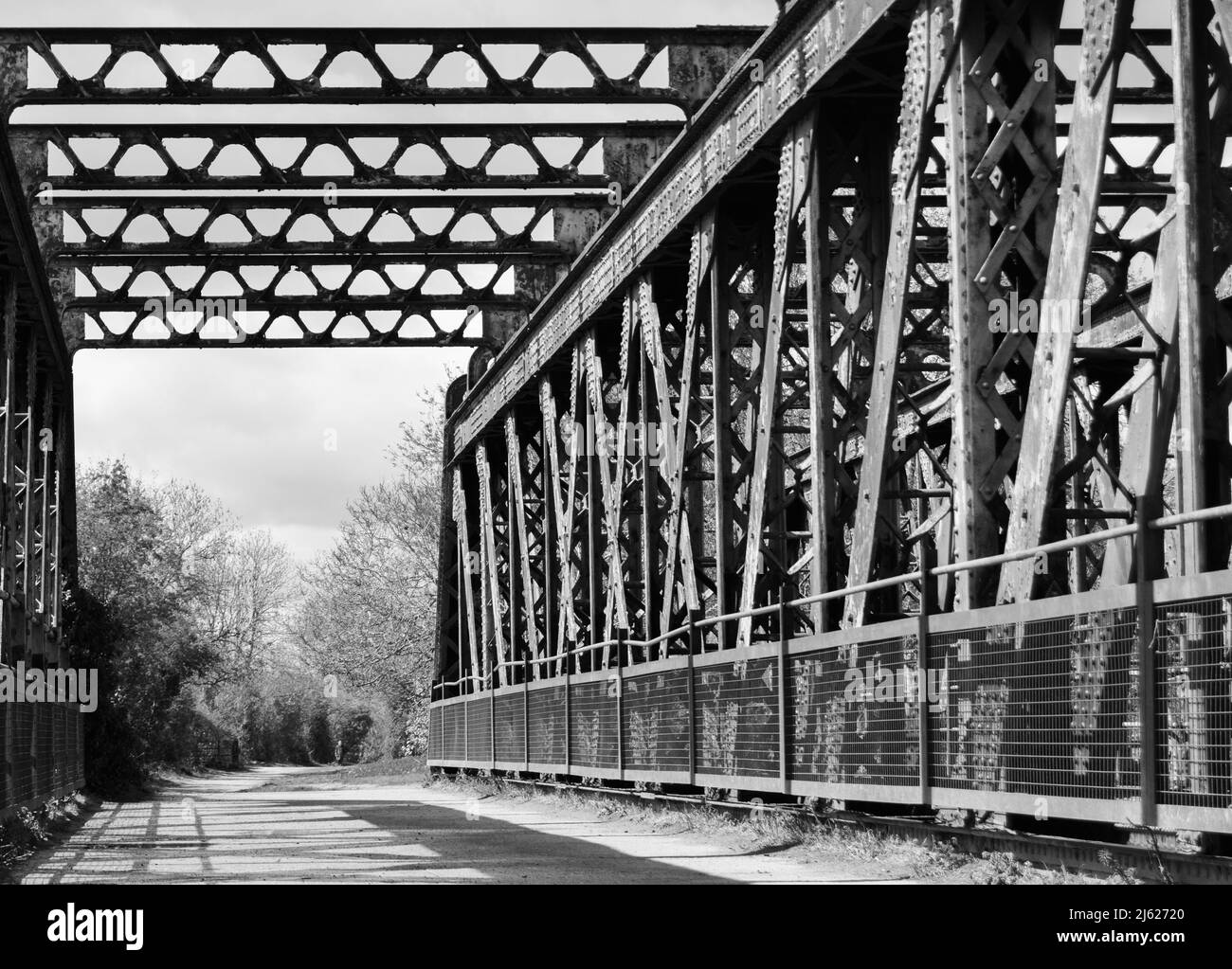 Train Bridge Stock Photo